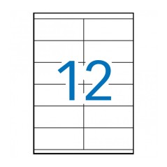 ✅ Etiquettes permanentes Apli White 105 x 48 mm - 100 feuilles couleur en stock