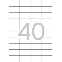 ✅ Etiquettes permanentes Apli blanches 52,5 x 29,7 mm - 100 feuilles couleur en stock