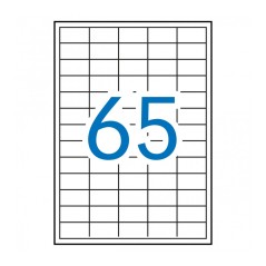 ✅ Etiquettes permanentes Apli blanches 38 x 21,2 mm - 100 feuilles couleur en stock