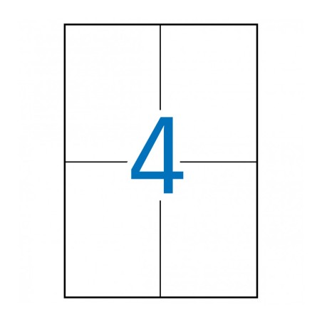 ✅ Etiquettes permanentes Apli White 105 x 148 mm - 100 feuilles couleur en stock