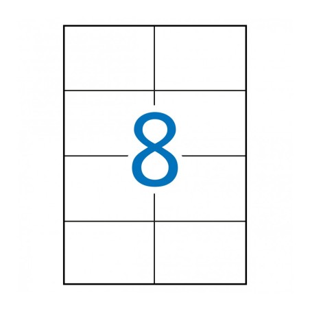 ✅ Etiquettes permanentes Apli White 105 x 74 mm - 100 feuilles couleur en stock