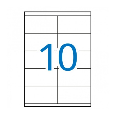 ✅ Etiquettes permanentes Apli White 105 x 57 mm - 100 feuilles couleur en stock