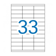 ✅ Etiquettes permanentes Apli White 70 x 25,4 mm - 100 feuilles couleur en stock