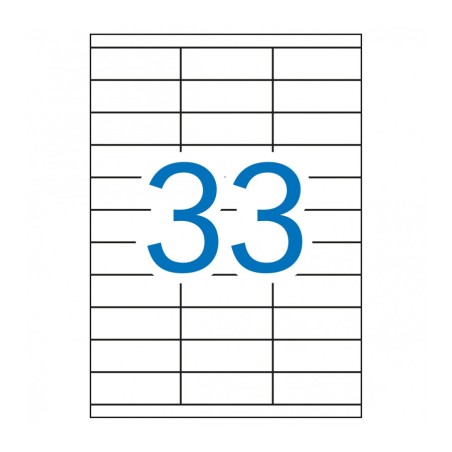 ✅ Etiquettes permanentes Apli White 70 x 25,4 mm - 100 feuilles couleur en stock