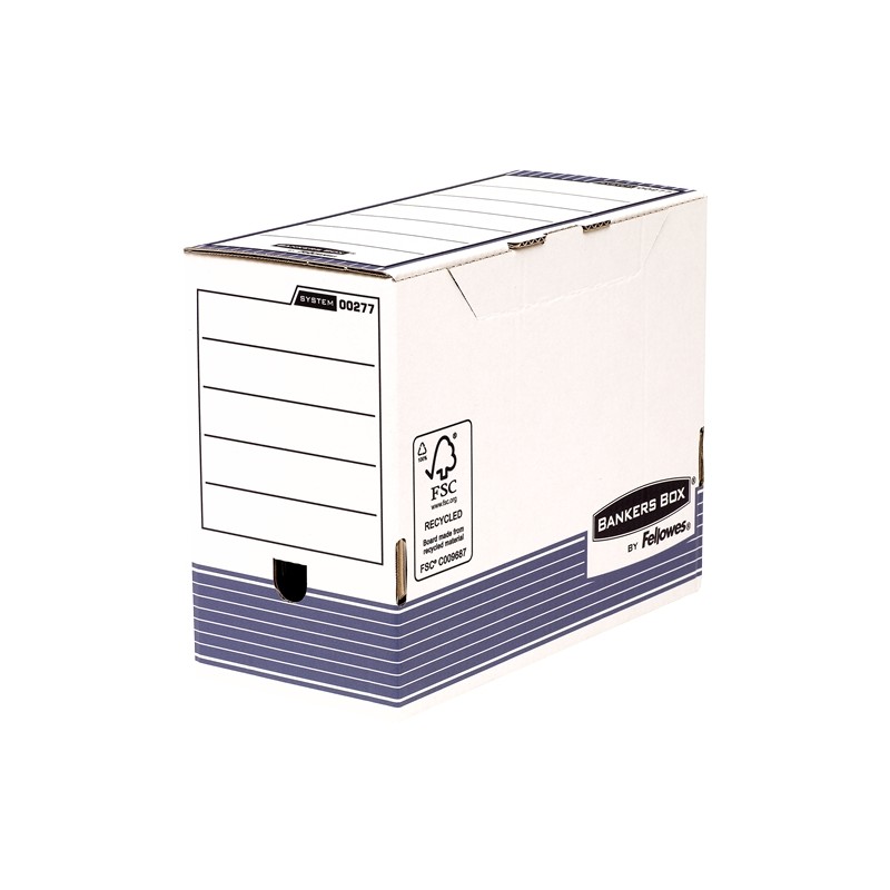 Fellowes Bankers Box Ultimate File Box 150 mm A4 - Assemblage rapide autonome - Carton recyclé certifié FSC (Lot de 10)