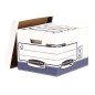 LOT de 10 Conteneur de fichiers Fellowes Bankers Box - Fastfold Self Assembly - Carton recyclé certifié FSC