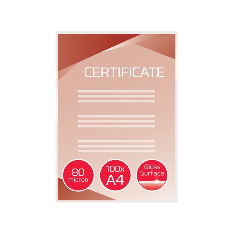 GBC Lot 100 Portfolios Plastification A4 80 microns