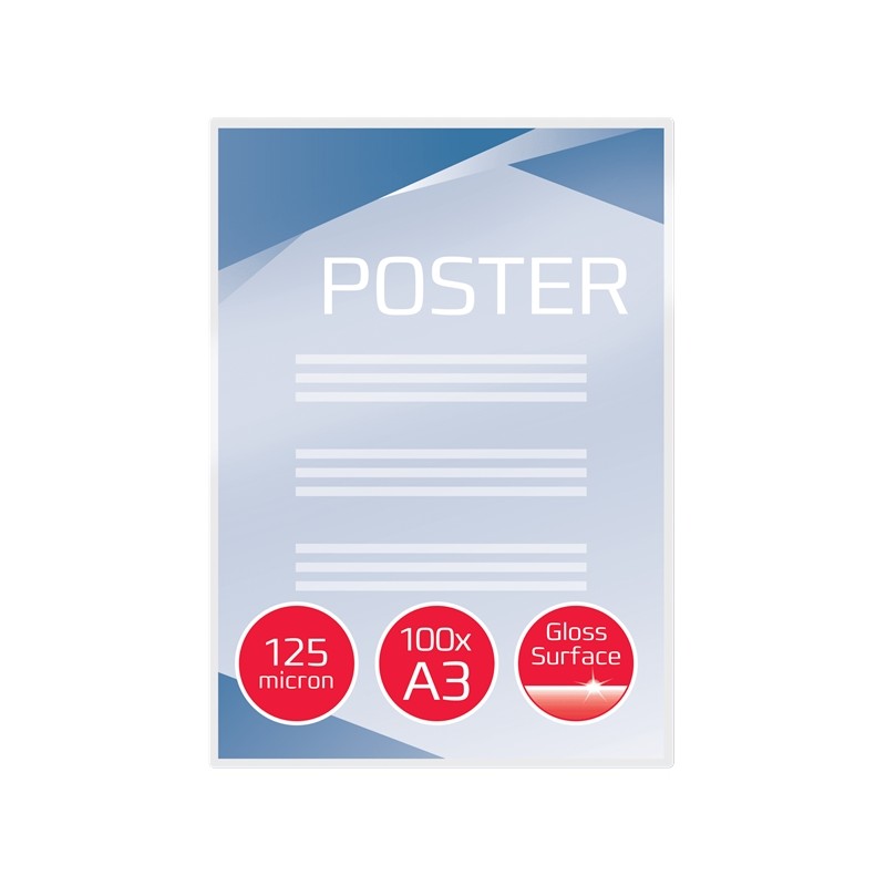 GBC Lot 100 Portfolios Plastification A3 125 microns GBC Lot 100 Portfolios Plastification A3 125 microns