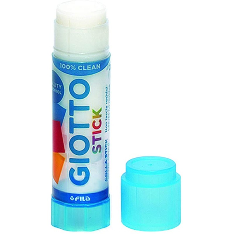 LOT de 30 Giotto Stick Petit bâton de colle - Capacité de 10 g - Sans solvant - Séchage rapide - Convient à un usage scolaire