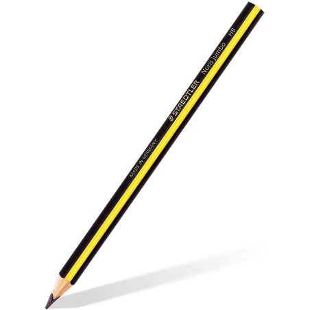Crayons à mine graphite triangulaires HB Staedtler Jumbo Noris 119 - 48