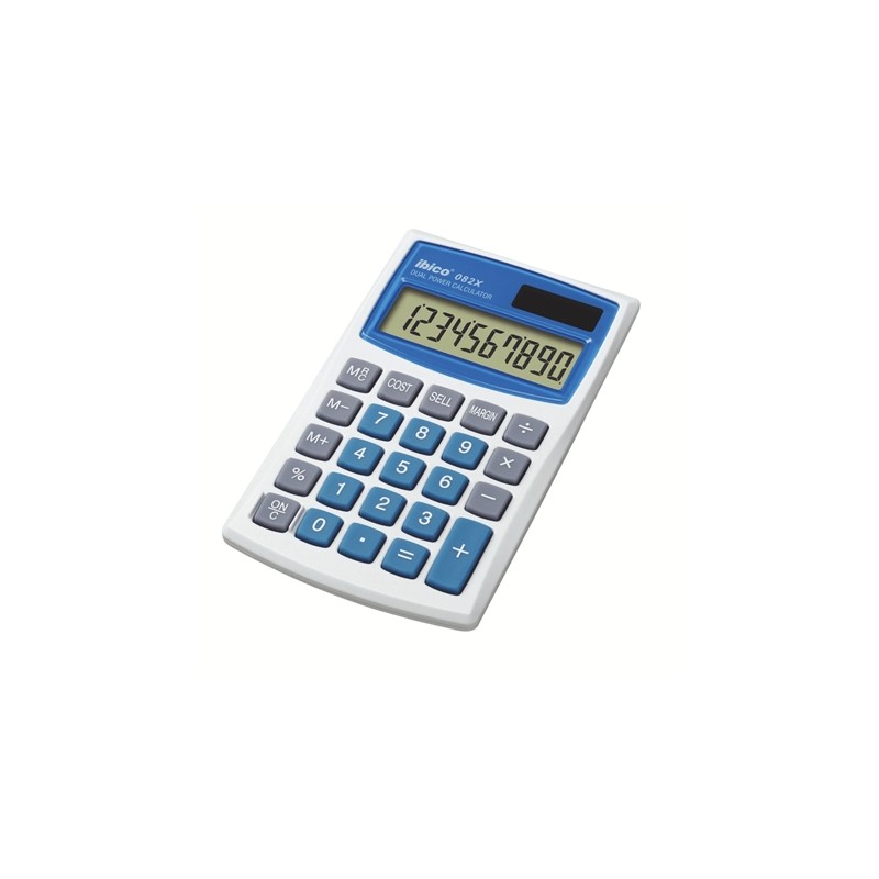 Calculatrice de poche Ibico 082X 10 chiffres grandes touches Calculatrice de poche Ibico 082X 10 chiffres grandes touches