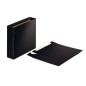 LOT de 20 Boîte de classement en carton Esselte - Taille Folio - Dos 75 mm - Capacité de 500 feuilles - Couleur noire