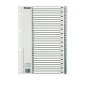 LOT de 25 Esselte Sachet de 25 Index Numériques Plastique - Onglets 1 à 31 - Multi-trous - Format Folio - Couleur Gris LOT de 25 Esselte Sachet de 25 Index Numériques Plastique - Onglets 1 à 31 - Multi-trous - Format Folio - Couleur Gris