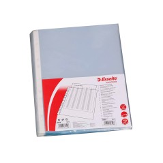 ✅ Lot 100 Protège-Doc. Esselte Folio, 16 Trous, 80µm couleur en stock