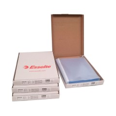 Lot 100 Protège-Doc. Esselte A4, 16 Trous, 80µm