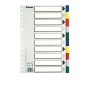 Intercalaires Plastique - 10 Onglets / 5 Couleurs - Multi-trous - Format Folio Intercalaires Plastique - 10 Onglets / 5 Couleurs - Multi-trous - Format Folio