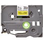 Brother TZeS621 Ruban d'étiquettes laminées super adhésif original - Texte noir sur fond jaune