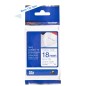 Brother TZeFA4 Original Textile Label Tape - Texte bleu sur fond blanc - Largeur 18 mm x 3 mètres Brother TZeFA4 Original Textile Label Tape - Texte bleu sur fond blanc - Largeur 18 mm x 3 mètres