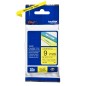 Brother TZe621 Ruban d'étiquettes laminées - Texte noir sur fond jaune Brother TZe621 Ruban d'étiquettes laminées - Texte noir sur fond jaune
