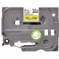 Brother TZe621 Ruban d'étiquettes laminées - Texte noir sur fond jaune Brother TZe621 Ruban d'étiquettes laminées - Texte noir sur fond jaune