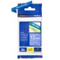 Brother TZe535 Original Ruban d'étiquettes laminées - Texte blanc sur fond bleu - Largeur 12 mm x 8 mètres Brother TZe535 Original Ruban d'étiquettes laminées - Texte blanc sur fond bleu - Largeur 12 mm x 8 mètres