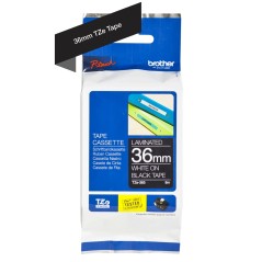 ✅ Brother TZe365 Original Ruban d'étiquettes laminées - Texte blanc sur fond noir - Largeur 36 mm x 8 mètres en stock