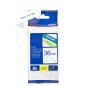 Brother TZe263 Original Ruban d'étiquettes laminées - Texte bleu sur fond blanc - Largeur 36 mm x 8 mètres Brother TZe263 Original Ruban d'étiquettes laminées - Texte bleu sur fond blanc - Largeur 36 mm x 8 mètres