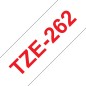Brother TZe262 Original Ruban d'étiquettes laminées - Texte rouge sur fond blanc - Largeur 36 mm x 8 mètres Brother TZe262 Original Ruban d'étiquettes laminées - Texte rouge sur fond blanc - Largeur 36 mm x 8 mètres