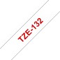 Brother TZe132 Original Ruban d'étiquettes laminées - Texte rouge sur fond transparent - Largeur 12 mm x 8 mètres Brother TZe132 Original Ruban d'étiquettes laminées - Texte rouge sur fond transparent - Largeur 12 mm x 8 mètres