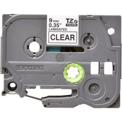 ✅ Brother TZe12 Ruban d'étiquettes laminées - Texte noir sur fond transparent couleur Noir/transparent en stock