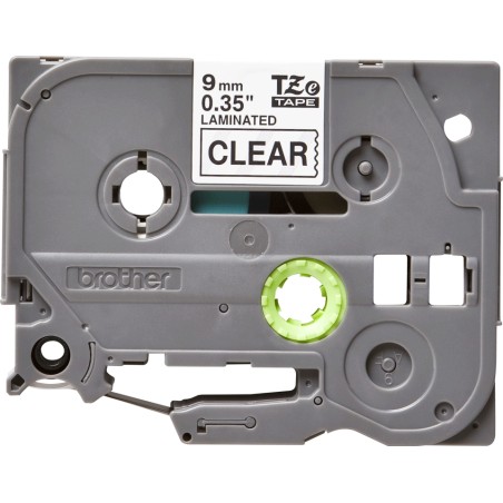 ✅ Brother TZe12 Ruban d'étiquettes laminées - Texte noir sur fond transparent couleur Noir/transparent en stock