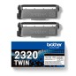 Brother TN2320 Noir Lot de 2 cartouches de toner d'origine - TN2320TWIN Brother TN2320 Noir Lot de 2 cartouches de toner d'origine - TN2320TWIN