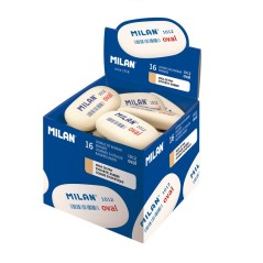 Gommes ovales souples Milan 1012 lot de 16