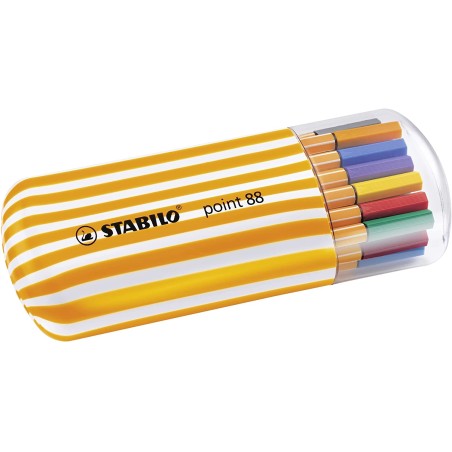 Stabilo Pt. 88 Zebrui - Lot 20 Ftrs. Pt. Fine