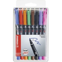✅ Stabilo OHPen Lot de 8 marqueurs couleur en stock