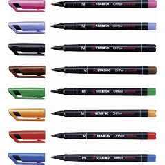 ✅ Stabilo OHPen Lot de 8 marqueurs couleur en stock