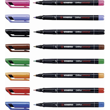 Marqueur permanent Stabilo - Lot de 8 | Papeterie