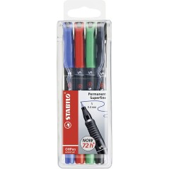 ✅ LOT de 4 stylos permanents Stabilo en stock