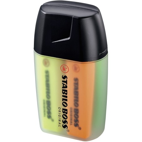 ✅ Stabilo Boss 70 Pack de 4 Marqueurs Fluo couleur en stock