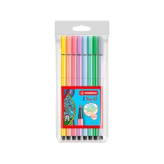 ✅ Stabilo Pen 68 Lot de 8 marqueurs aquarelle couleur en stock