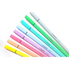 Stabilo Pen 68 Lot de 8 marqueurs aquarelle