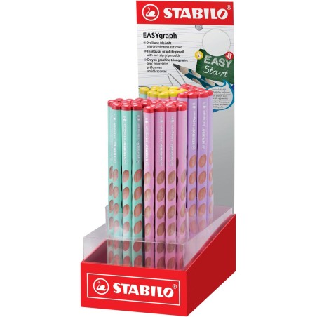 ✅ Easygraph Pastel 60 Crayons HB Mixtes couleur en stock