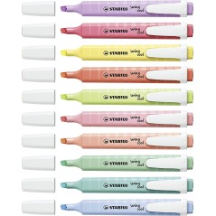 Surligneurs pastel Stabilo Swing Cool
