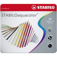 ✅ Pack 24 Crayons Stabilo Aquacolor 2,8 mm couleur en stock