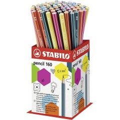 ✅ Pencil 160 Présentoir 72 Crayons HB couleur en stock