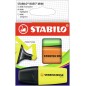 Marqueurs fluo mini Stabilo Boss pack 3 couleurs