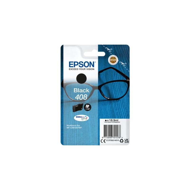 Cartouche encre Epson 408 noir (C13T09J14010) Cartouche encre Epson 408 noir (C13T09J14010)