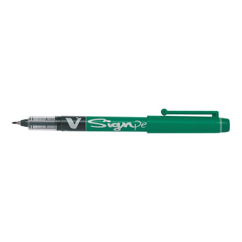 Stylos fineliner vert Pilot V-Sign lot de 12 Stylos fineliner vert Pilot V-Sign lot de 12