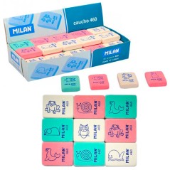 Gommes colorées animaux Milan 460