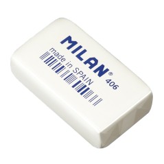 gomme blanche rectangulaire Milan 406